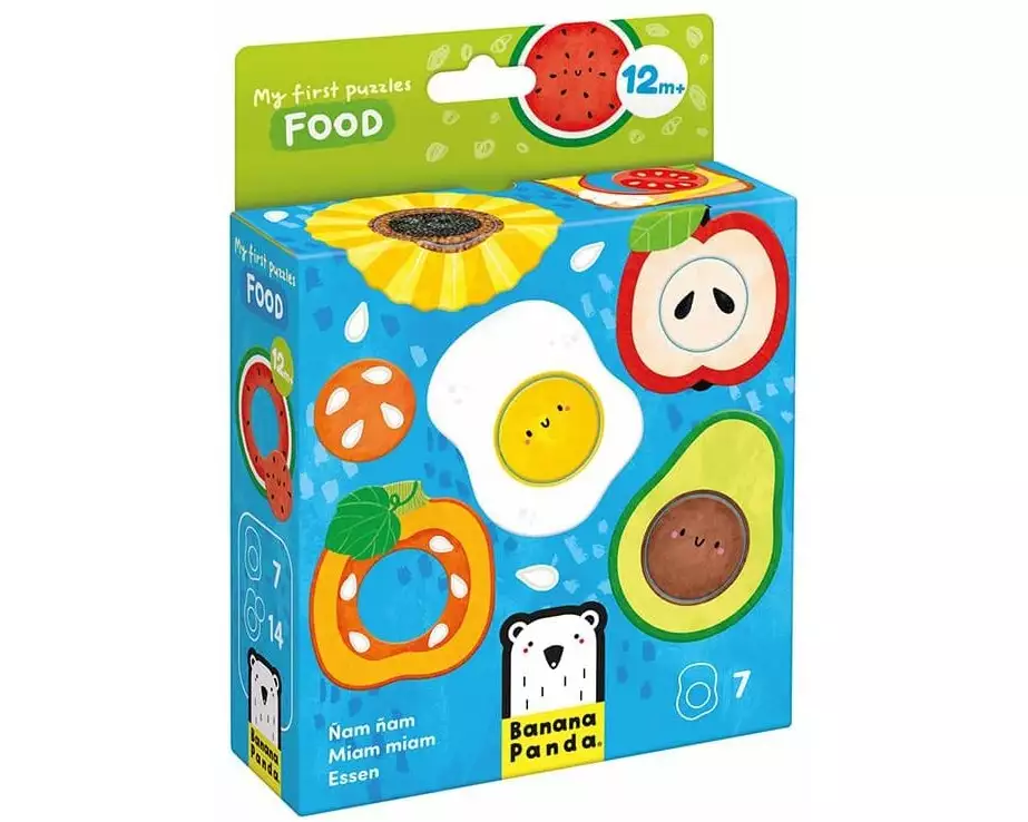 Banana Panda Puzzle Mein erstes Puzzle Essen