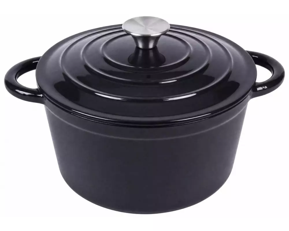 COCON Bräter Gusseisen 4 L, Schwarz