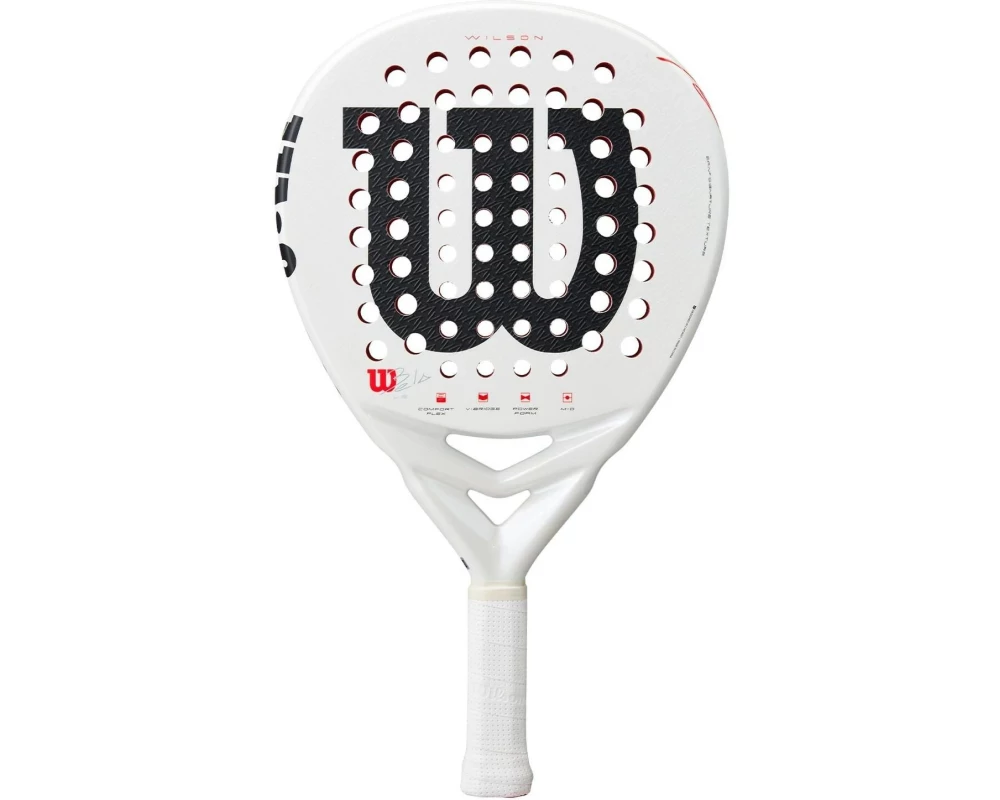 Wilson Padelschläger Bela LS V3 Weiss/Rot