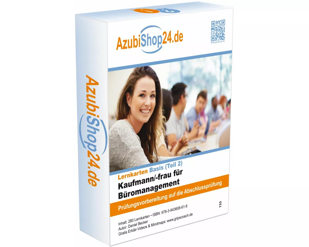 AzubiShop24.de Basis-Lernkarten Kaufmann / Kauffrau für Büromanagement Teil 2