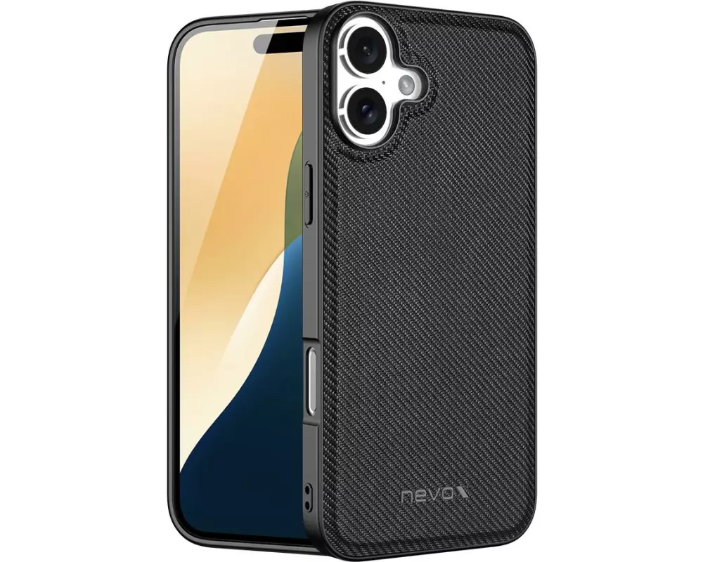 Nevox Back Cover StyleShell Nylo iPhone 16 Plus Schwarz