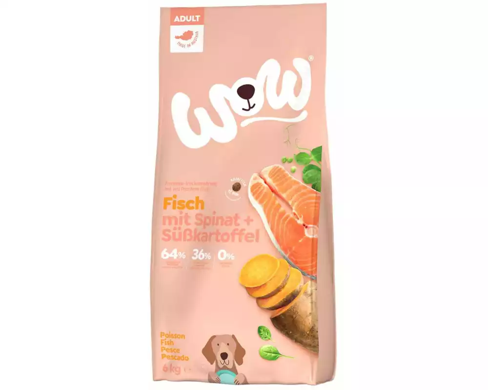 WOW Trockenfutter Minis Adult Fisch, 6 kg