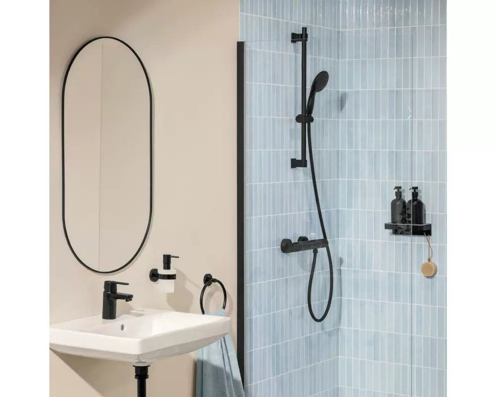 GROHE Precision Feel Wandmontage matt Schwarz
