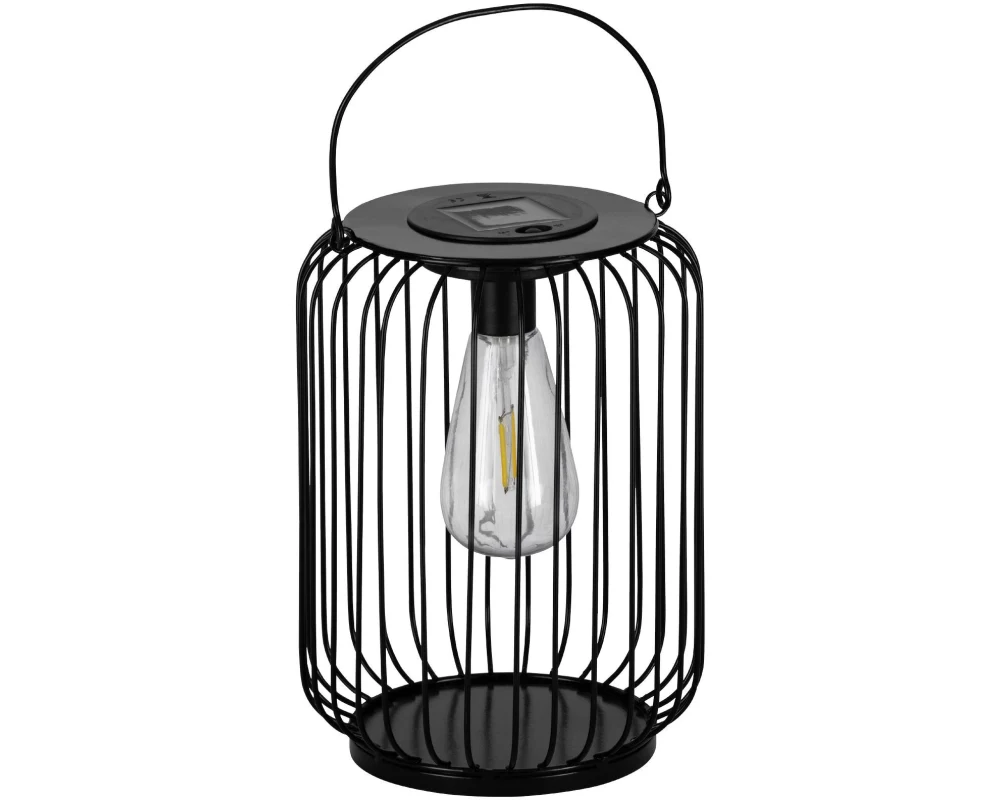 EGLO Leuchten Gartenlicht Solarleuchte Laterne Schwarz