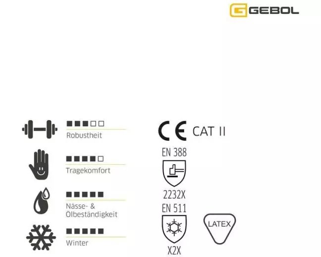 Gebol Arbeitshandschuh Winter Extreme 10 Grösse: 10,
