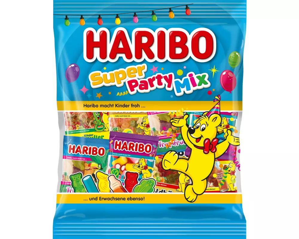 Haribo Gummibonbons Super Party Mix Beutel 1000 g