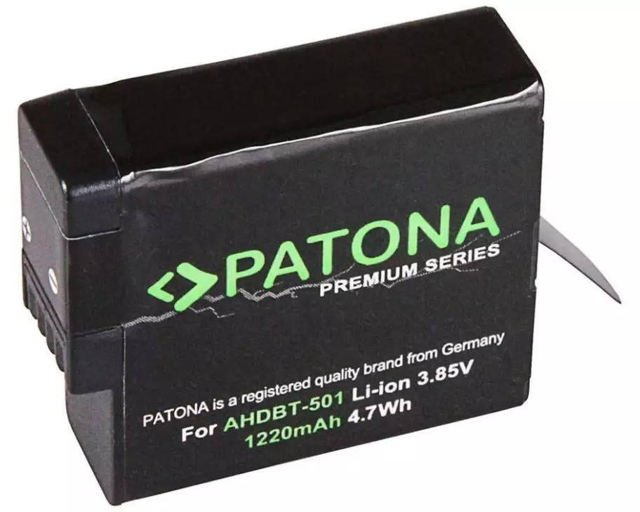 Patona Videokamera-Akku GoPro Hero 5/6