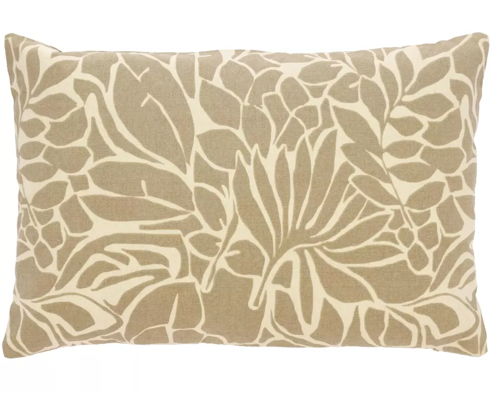 Södahl Kissen Abstract Leaves 60 cm x 40 cm, Beige