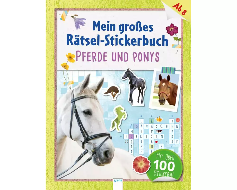 Mein großes Rätsel-Stickerbuch. Pferde und Ponys