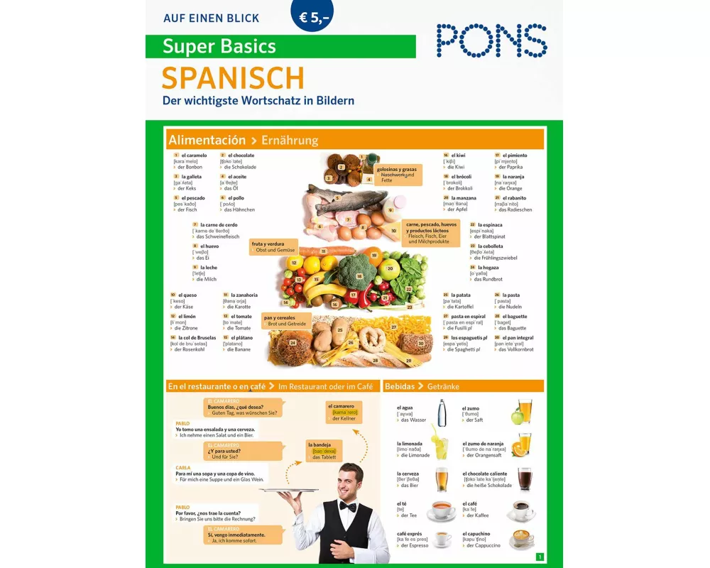 PONS Super Basics auf einen Blick Spanisch