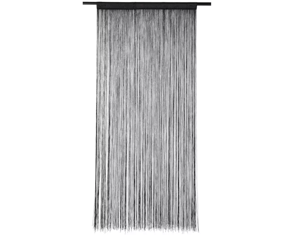 COCON Fadenvorhang 90 cm x 200 cm, Schwarz
