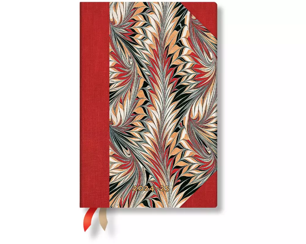 Paperblanks Wochenagenda Mini 2024 / 2025 Rubedo