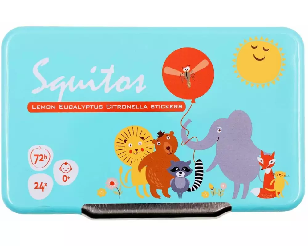 Squitos Duftaufkleber Kinder mit Citronella 24 Stück