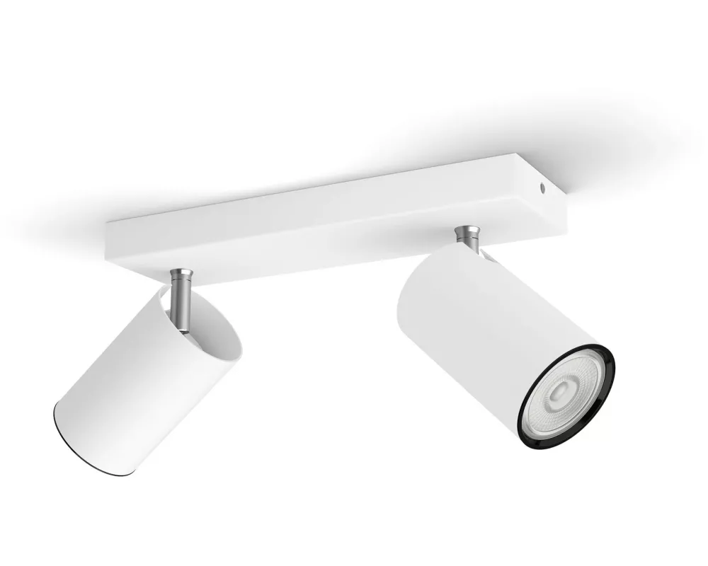 Philips Aufbauspot MyLiving Kosipo, 2 x 5.5W, GU10, Weiss