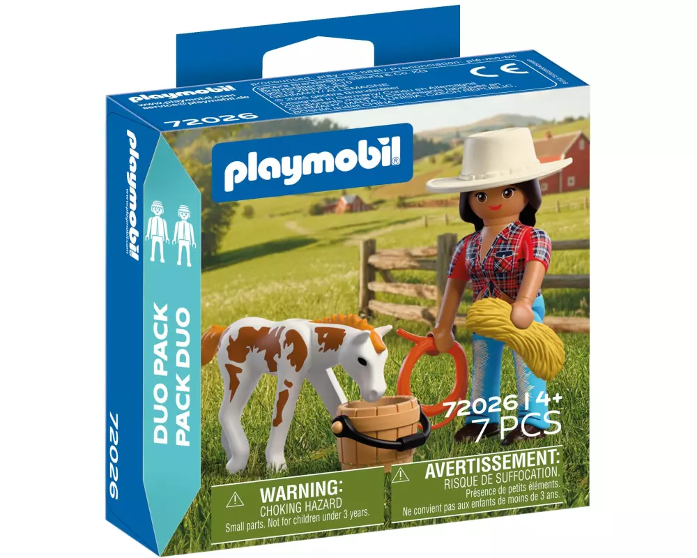 Playmobil Duo Pack Reiterin mit Fohlen 72026