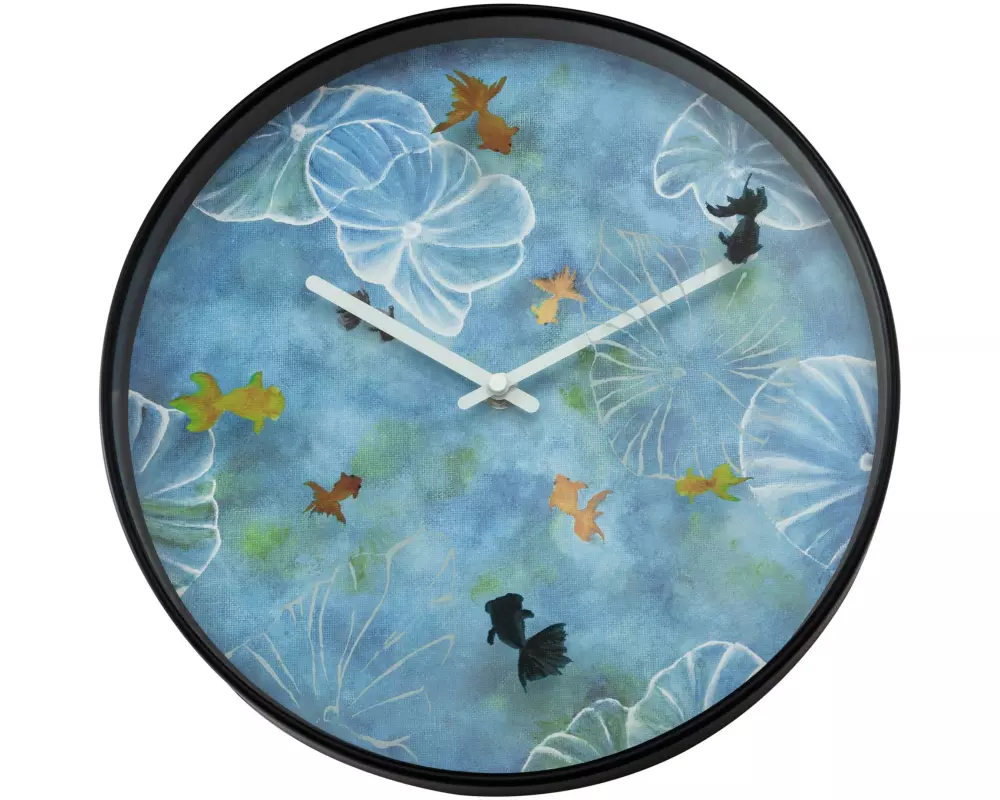 NeXtime Wanduhr Pond Blau