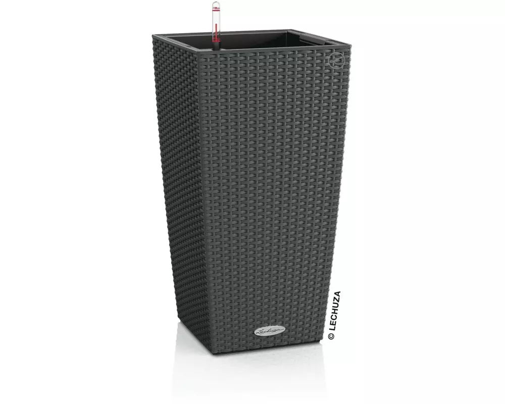 Lechuza Blumentopf Cubico Cottage 30 Anthrazit