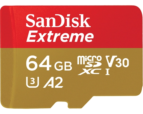 SanDisk Extreme 64 GB Class 10/UHS-I (U3) V30 microSDXC