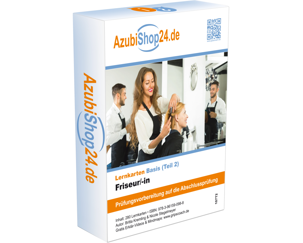 AzubiShop24.de Basis-Lernkarten Friseur/Friseurin Teil 2