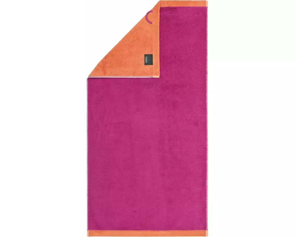 Cawö Handtuch Lifestyle Splash 50 x 100 cm, Pink/Mandarine