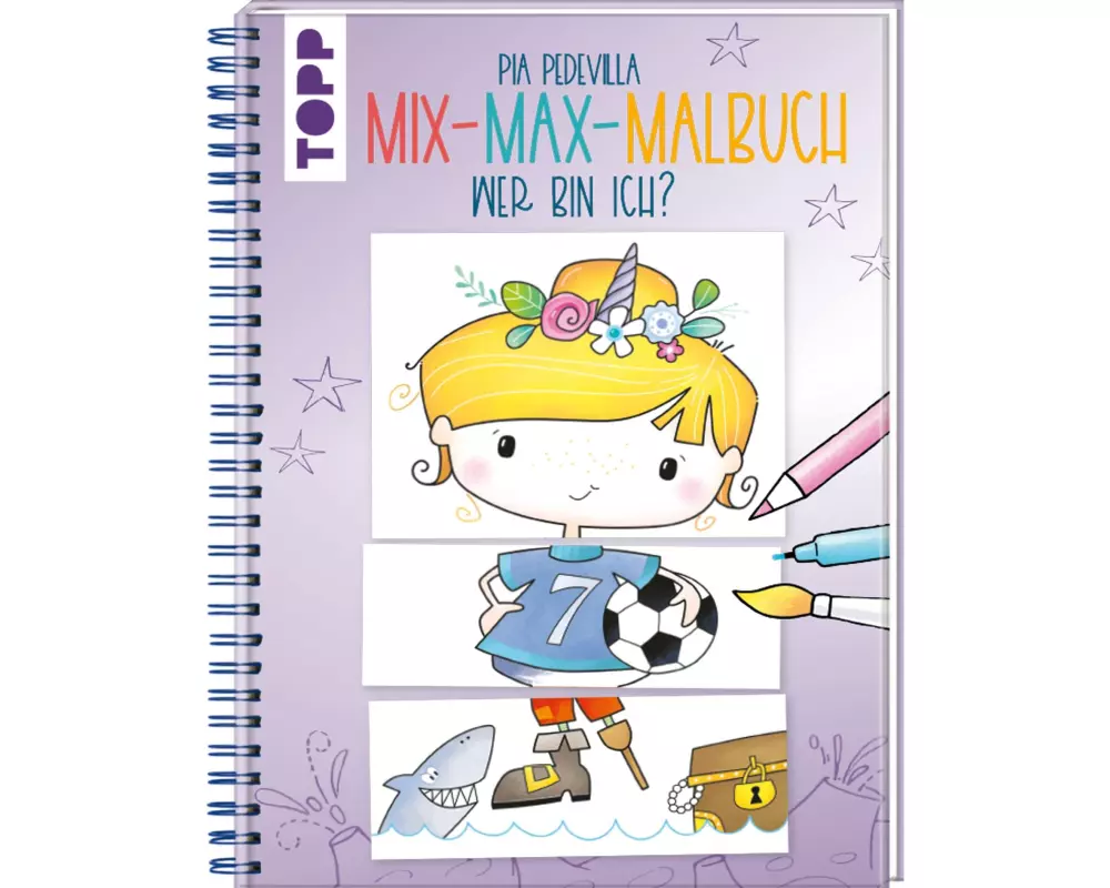 Frechverlag Malbuch Mix-Max Wer bin ich 48 Seiten