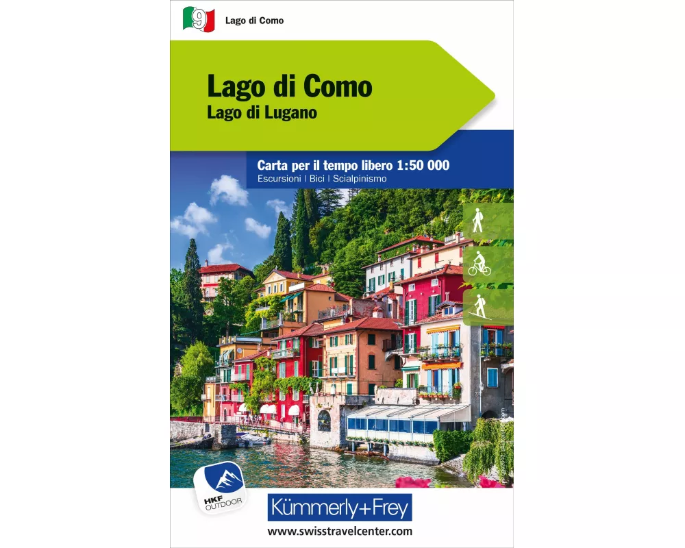 Kümmerly+Frey Outdoorkarte Lago di Como 1:50.000