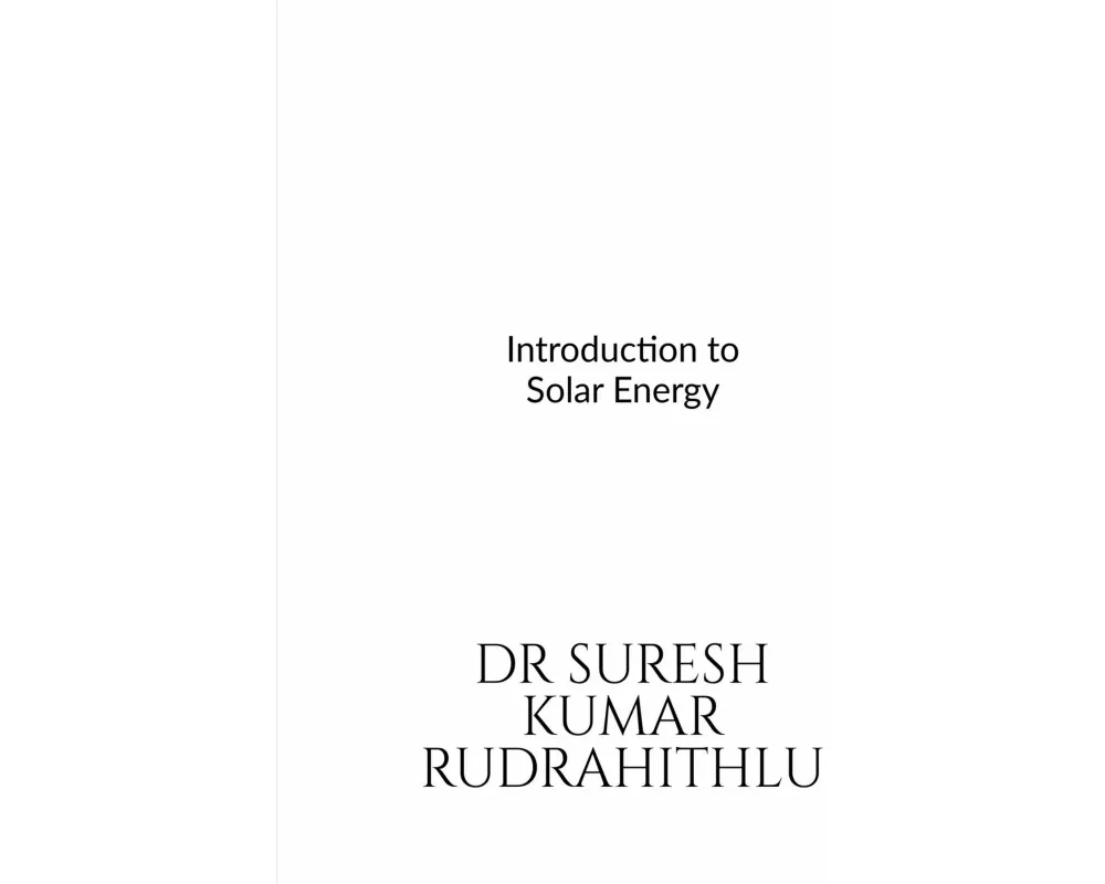 Introduction to Solar Energy