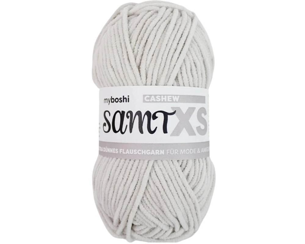 myBoshi Wolle Chenille Samt XS Cashew
