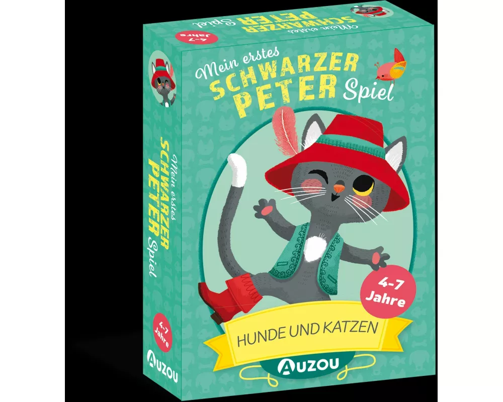 Auzou Mein erstes Schwarzer Peter Spiel - Hunde und Katzen