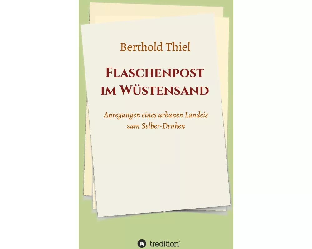 Flaschenpost im Wüstensand