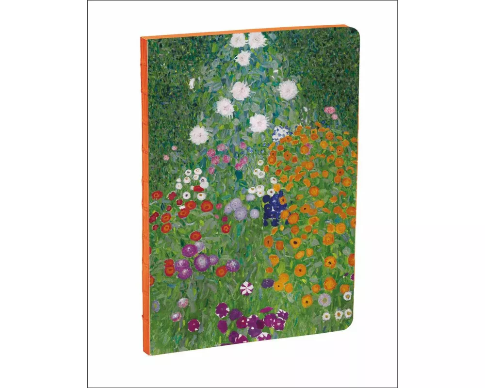 Flower Garden by Gustav Klimt A5 Notebook