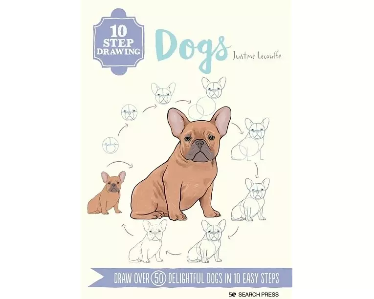10 Step Drawing: Dogs