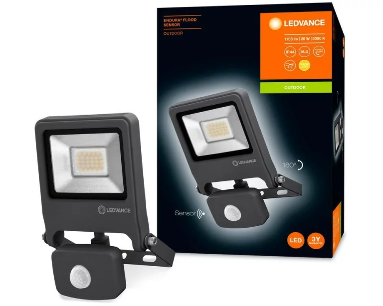 Ledvance Scheinwerfer LED Endura Flood Sensor, 20 W