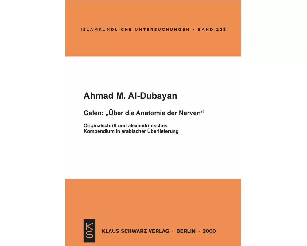 Galen: Über die Anatomie der Nerven