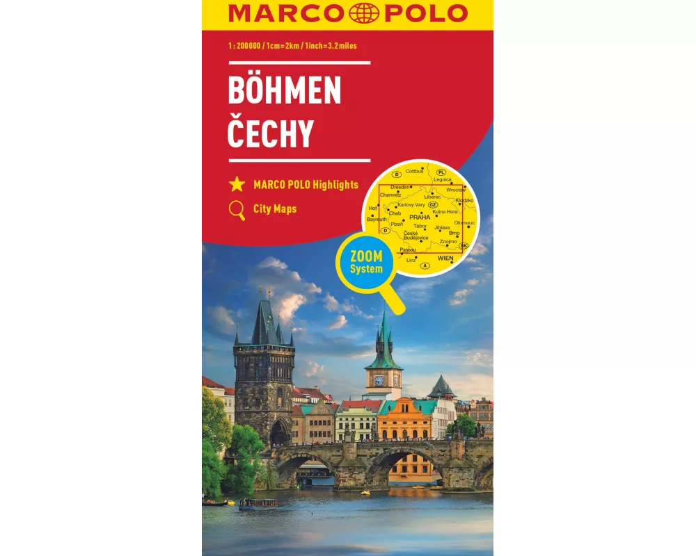 MARCO POLO Regionalkarte Böhmen 1:200.000