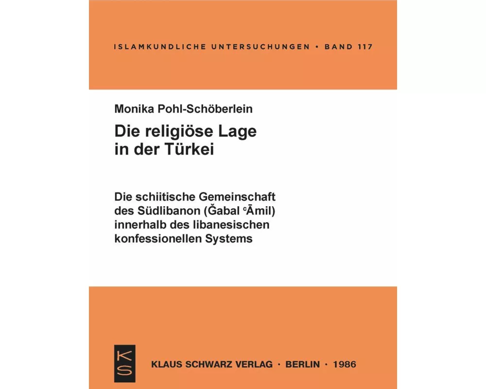 Die schiitische Gemeinschaft des Südlibanon (Gabal 'Amil) innerhalb des libanesischen konfessionellen Systems