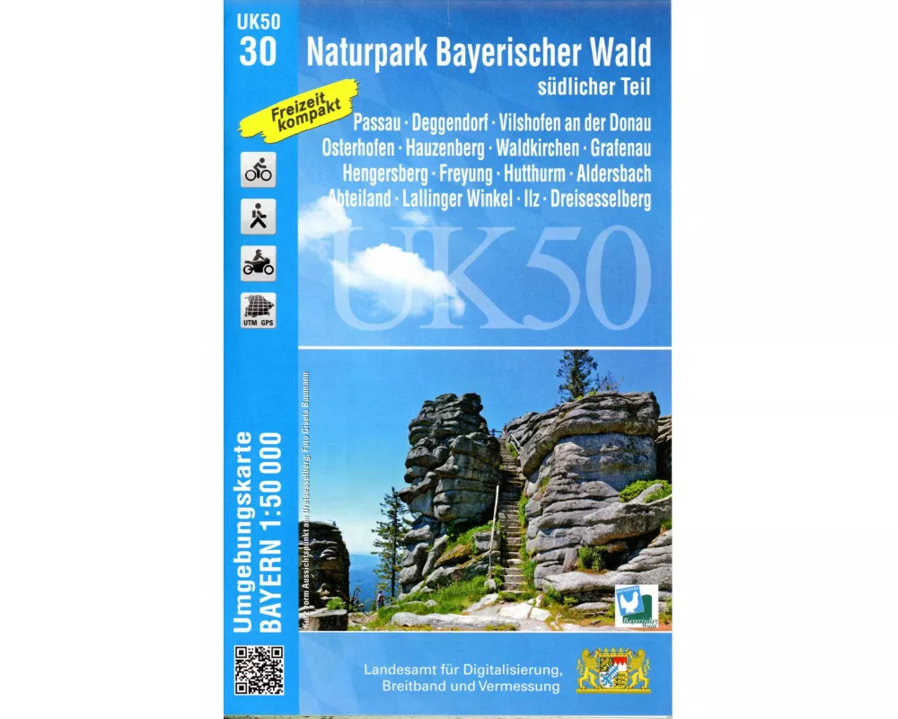 UK50-30 Naturpark Bayerischer Wald - südlicher Teil