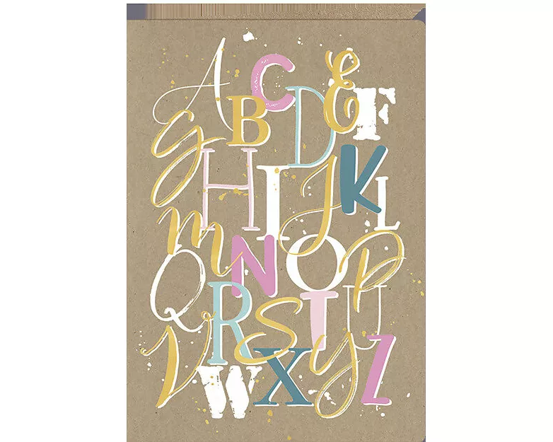 Notizheft. Buchstaben / gepunktet / A5