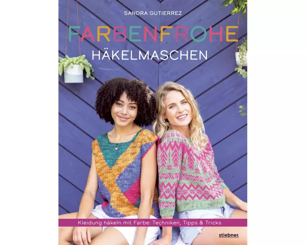 Farbenfrohe Häkelmaschen