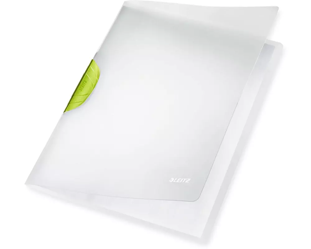 Leitz Klemmhefter Color-Clip Magic Grün/Semitransparent