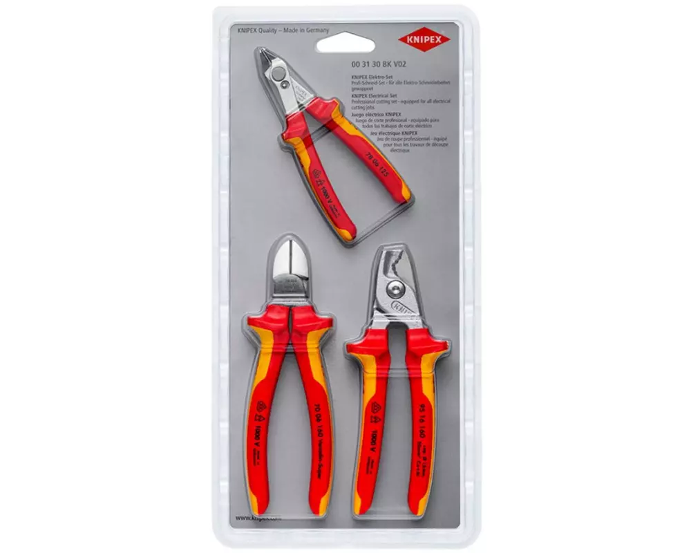 Knipex Elektro-Schneidset 3-teilig