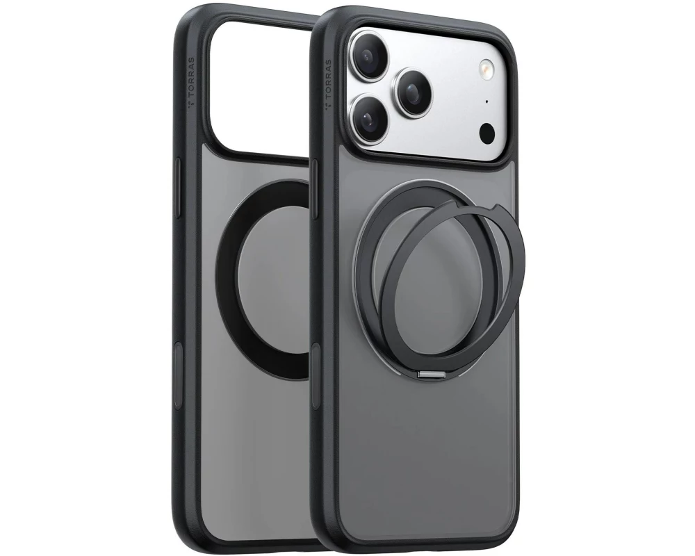 Torras Ostand O1 Guardian iPhone 18 Pro, Black