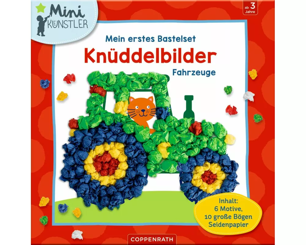 Mein erstes Bastelset: Knüddelbilder - Fahrzeuge