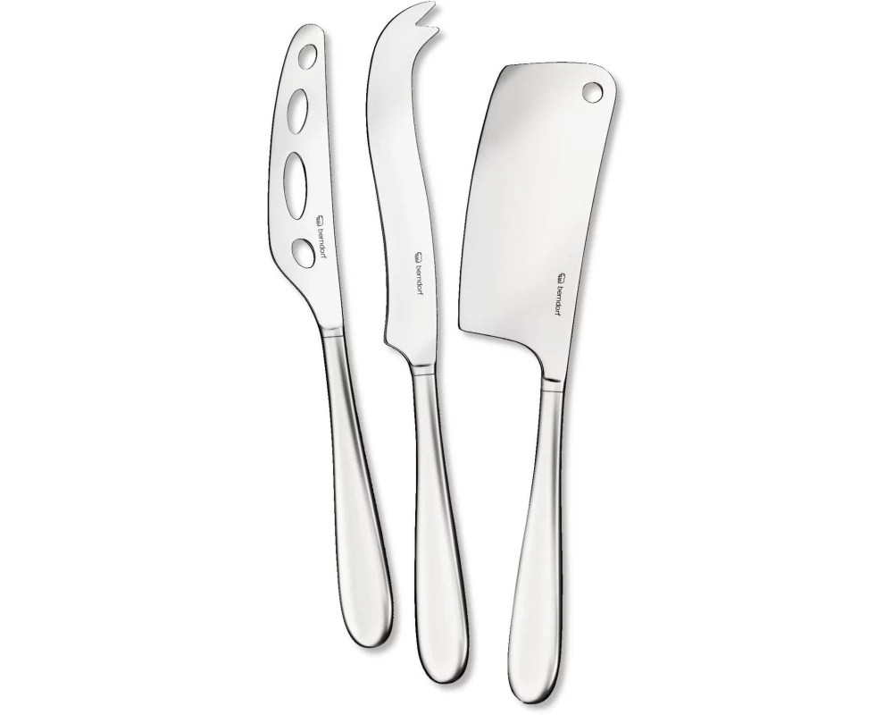 Berndorf Käsemesser 3 teilig, Silber