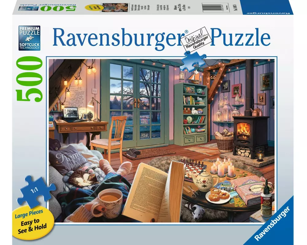 Ravensburger Puzzle Gemütliche Leseecke 500 Teile