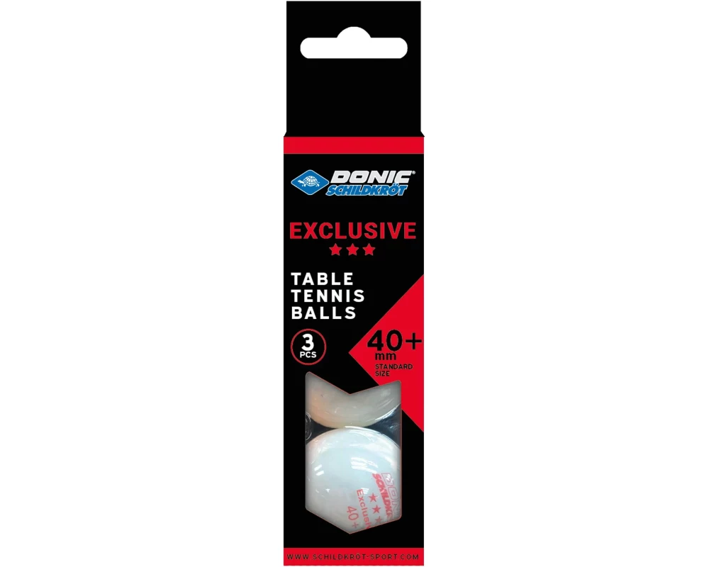 DONIC Schildkröt Tischtennisball 3-Stern Avantgard weiss