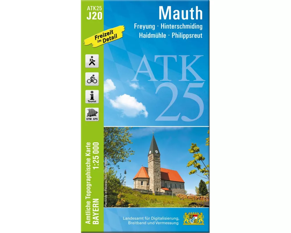 ATK25-J20 Mauth (Amtliche Topographische Karte 1:25000)