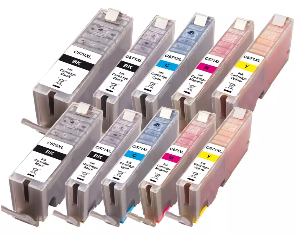 Peach Tintenset für Canon PGI-570XL/CLI-571XL
