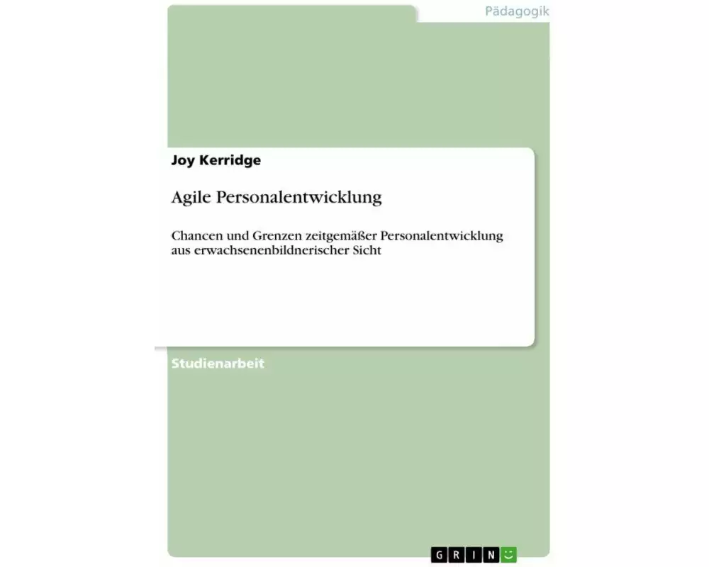 Agile Personalentwicklung