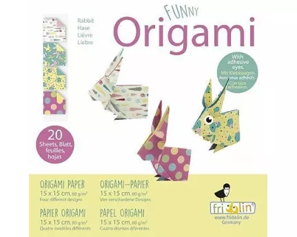 Origamipapier. Funny - Hasen